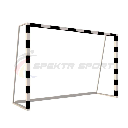 Ворота мини-футбольные без сетки 2х3х1 м. со встроенным утяжелителем 25 кг