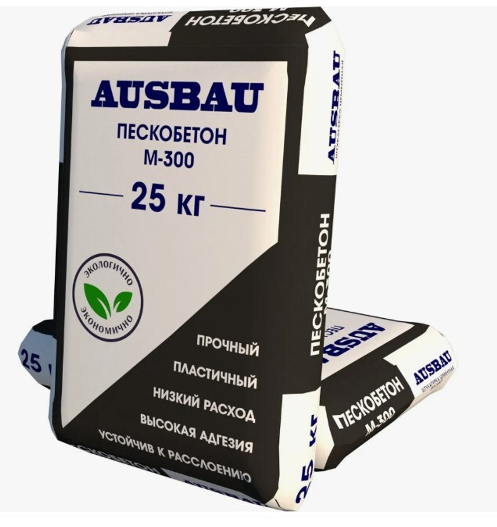 Смесь штукатурно-кладочная ПЦС-М300 (ПЕСКОБЕТОН) AUSBAU 25кг