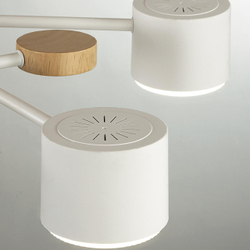 8195/7C COMFI LN26 336 белый, металл/дерево/пластик Потолочный светильник LED GX53 7*9W 220V RONDO