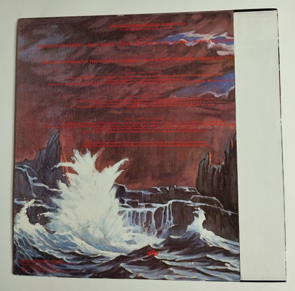 Винтажная виниловая пластинка LP Dio Holy Diver (Japan 1983) (Obi)