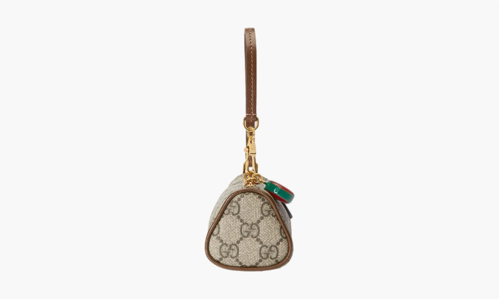 Сумка Gucci GG Mini Bag with Charm "Beige/Ebony"
