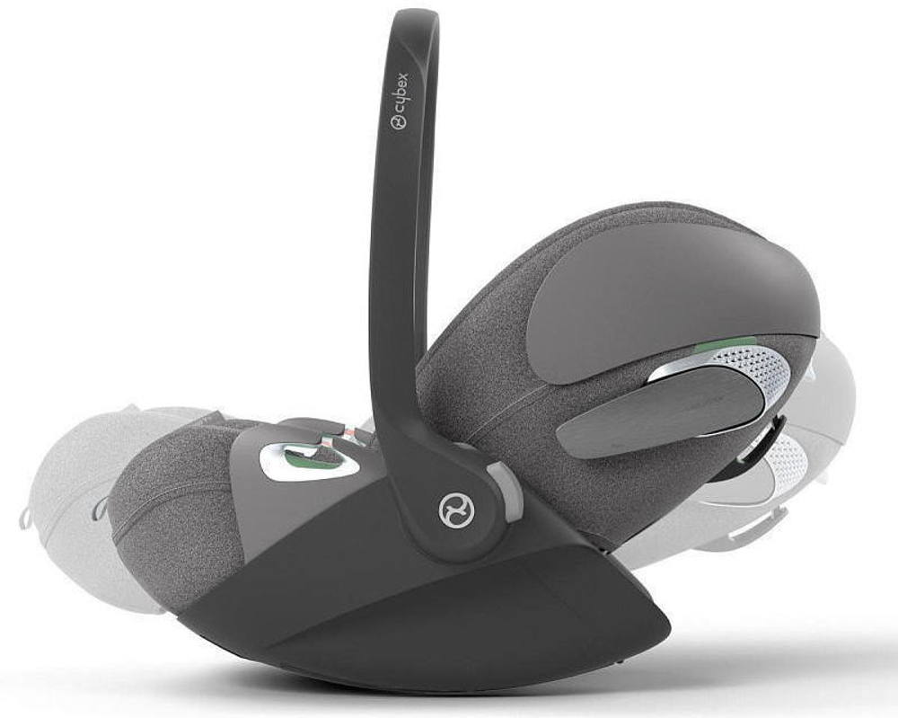 Коляска Cybex Balios S Lux TPE complete Cloud T Mirage Grey Plus Base T 4 в 1 Chocolate Brown с дождевиками