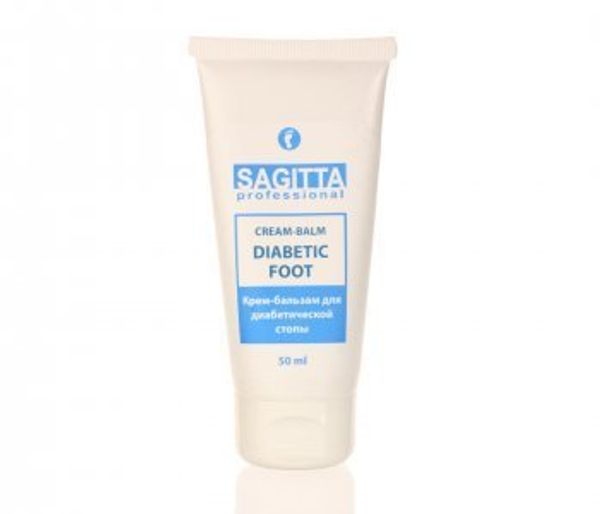 Sagitta Cream-balm DIABETIC FOOT, крем-бальзам для диабетической стопы, 50мл
