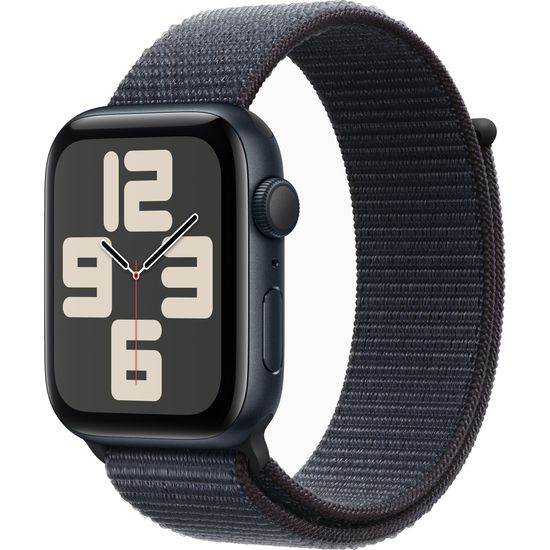 Apple Watch SE 2024 GPS 44mm Midnight Aluminum Case with Ink Sport Loop