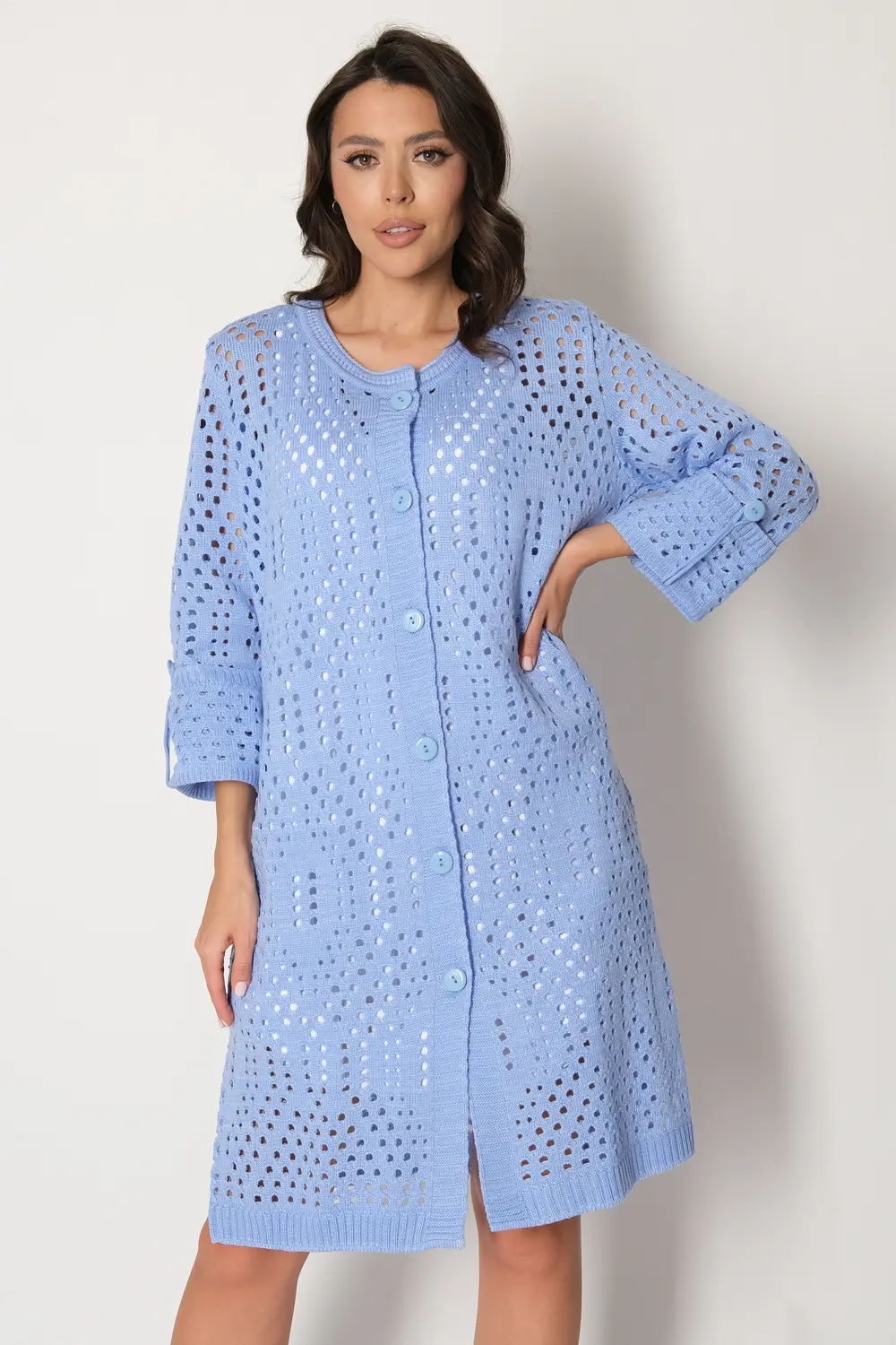 Кардиган 1-693/голубой 1
