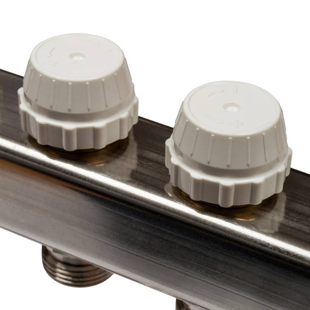 SMS 0917  000005 STOUT Коллектор из нержавеющей стали с расходомерами 5 вых.