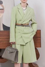 ТОНКИЙ РЕМЕНЬ С ЗАМОЧКОМ TAUPE|NUDE