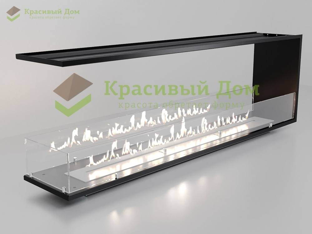 Торцевой биокамин 1700