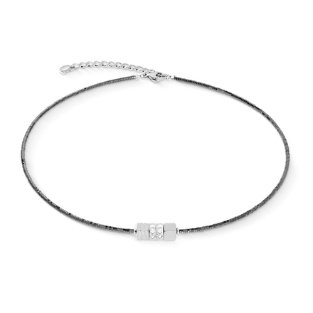 Колье Coeur de Lion Anthracite-Silver 2040/10-1224