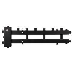 Блок коллекторный Royal Thermo на 3 (4) выхода (сверху/сбоку) стрелка 60 кВт, с кронштейнами