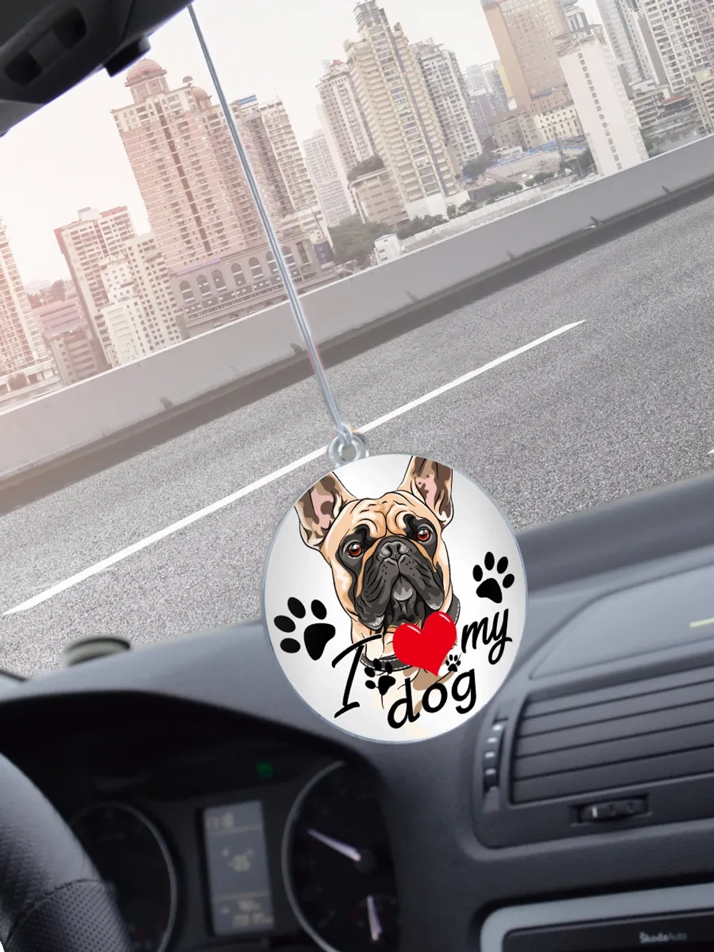 Подвеска в машину - Французский бульдог