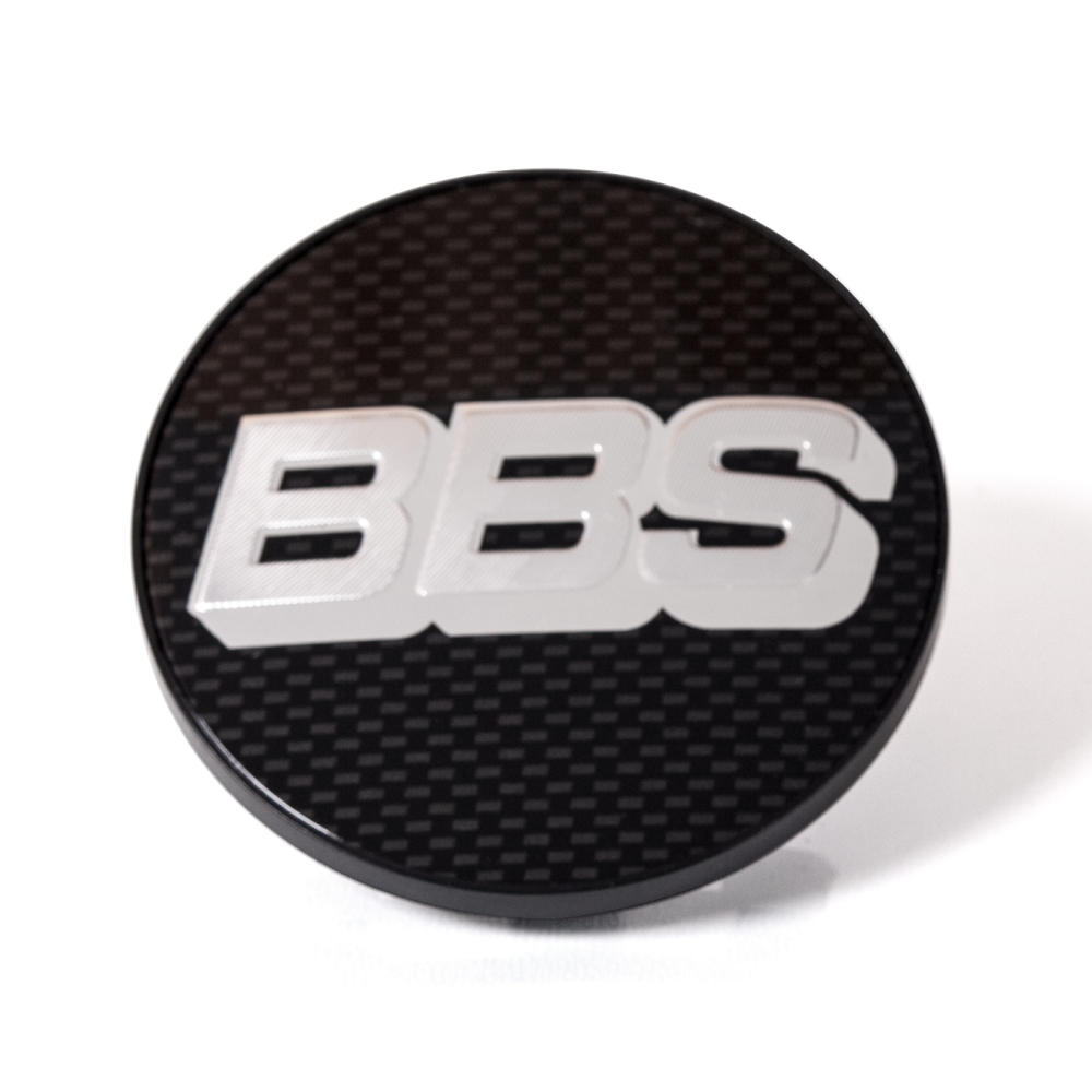 Крышка центрального отверстия BBS 56.0 мм silver/carbon
