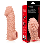 Насадка на пенис Cock Sleeve телесная с шипами KOKOS CS-004-S
