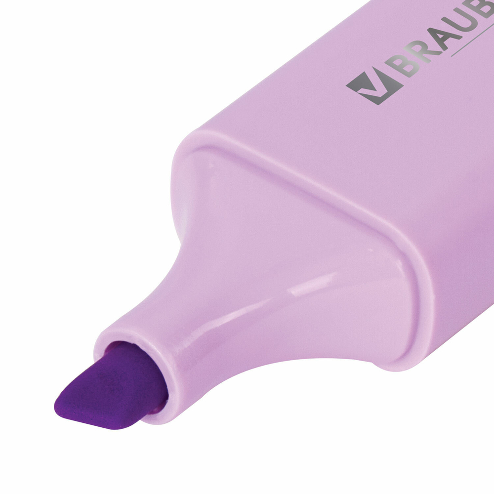 Текстовыделитель BRAUBERG "ORIGINAL PASTEL" ЛАВАНДОВЫЙ линия 1-5 мм (24 штуки в упаковке)