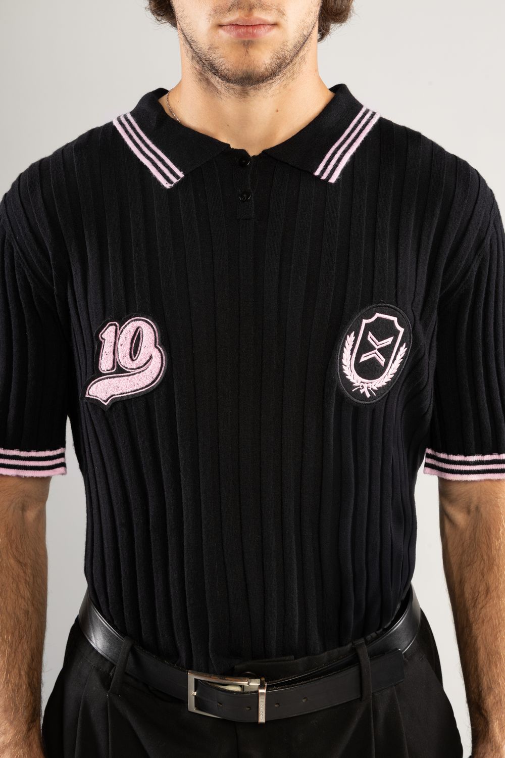 Купить Поло ФК 10 Basic чёрное Поло ФК 10 Basic чёрное