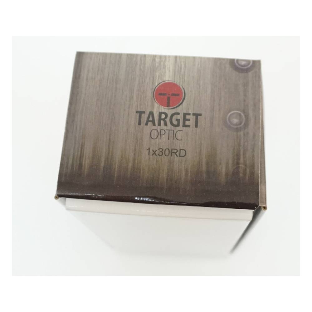 Коллиматорный прицел Тarget Optic 1х30 (закрытый, 1х, 2 МОА, точка красаня, ласточкин хвост)