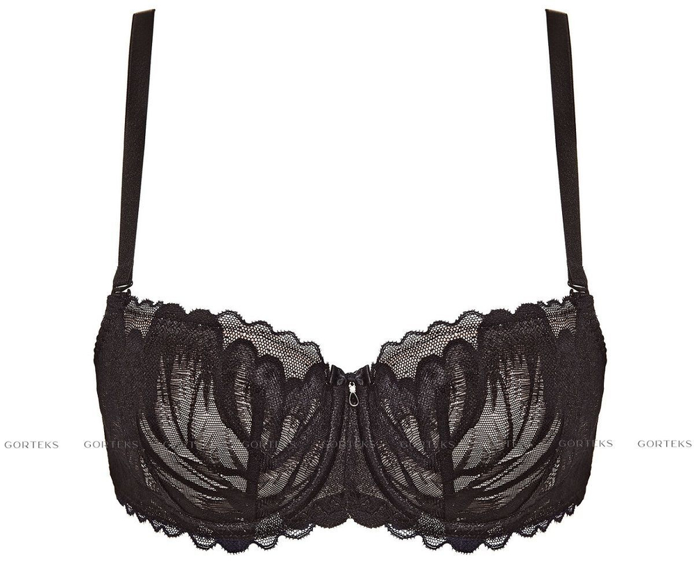 Пуш-ап бюстгальтер Moon на косточках (Размер: 80B) (Цвет: черный)