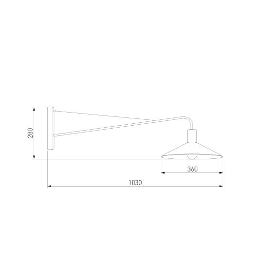 10437 / настенный светильник / Jump