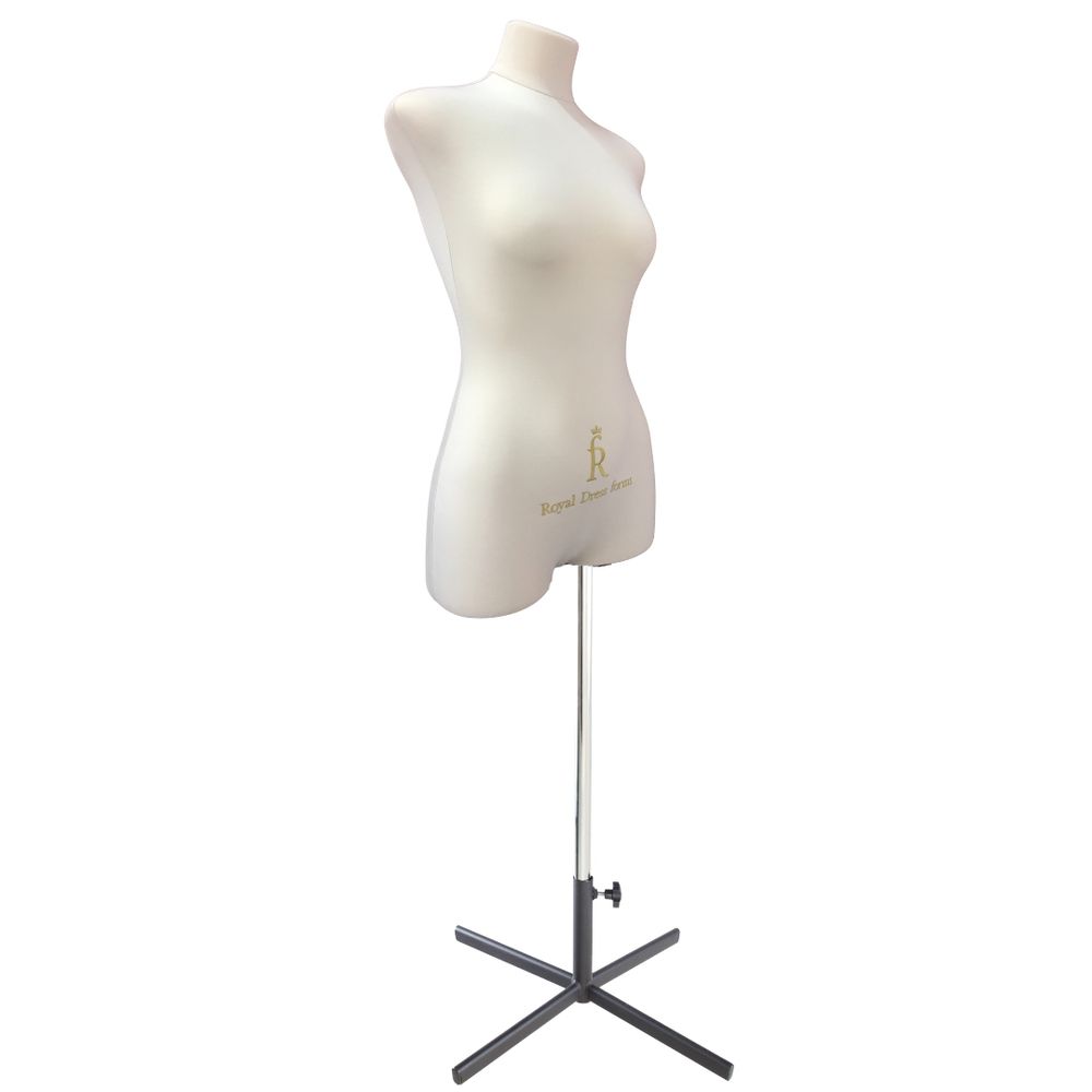 Манекен портновский Кристина, тип фигуры Прямоугольник, комплект Про, размер 44, цвет бежевый