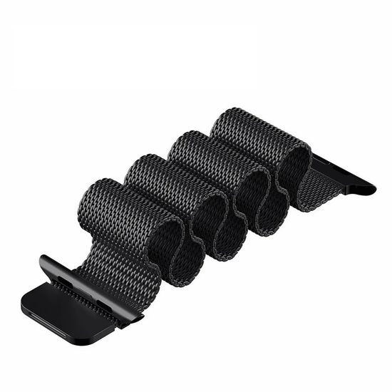 Ремешок Gurdini Миланский сетчатый для Apple Watch 42 / 44 / 45 mm Черный