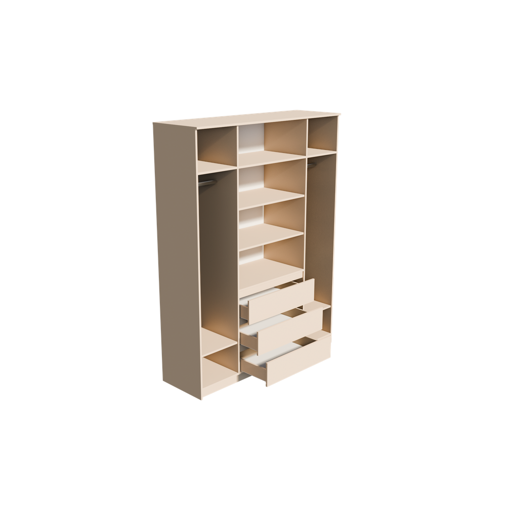 МС Мадера Шкаф 4-х ств. 1600*2100*500 (лдсп кашемир)