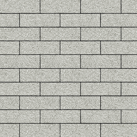 Тротуарная плитка ПРЯМОУГОЛЬНИК 300х100 мм - Гранит Белый