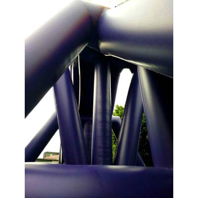 Надувная прямая водная горка «Экстремальный спуск», 55*12*10 м