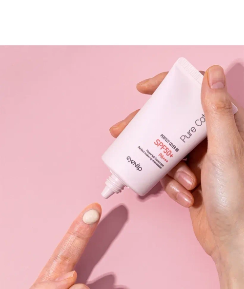 Eyenlip Pure cotton perfect cover ВВ cream №21 Light Beige матирующий ВВ-крем