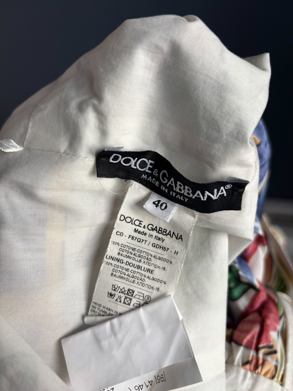 Хлопковое платье Dolce & Gabbana, XS