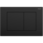 Комплект унитаза BelBagno Amanda BB051CHR+BB051SC с инсталляцией D&K DI8540116 с сиденьем Микролифт и Черной клавишей смыва