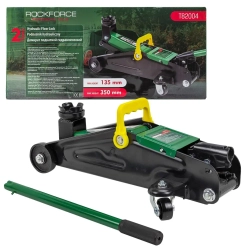 Домкрат подкатной гидравлический 2 т (h min 135мм,h max 350мм) RockForce##Rock FORCE RF-T82004