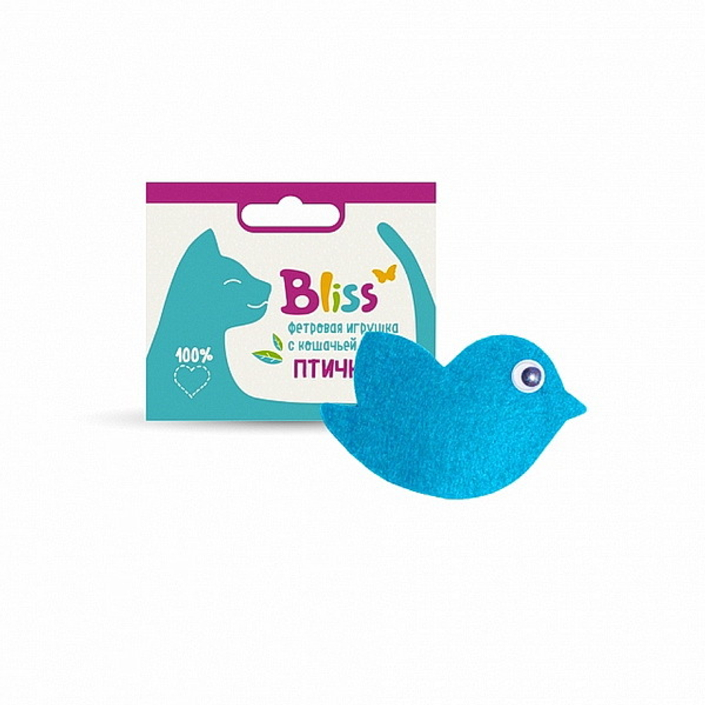 Игрушка Bliss с кошачьей мятой Птичка