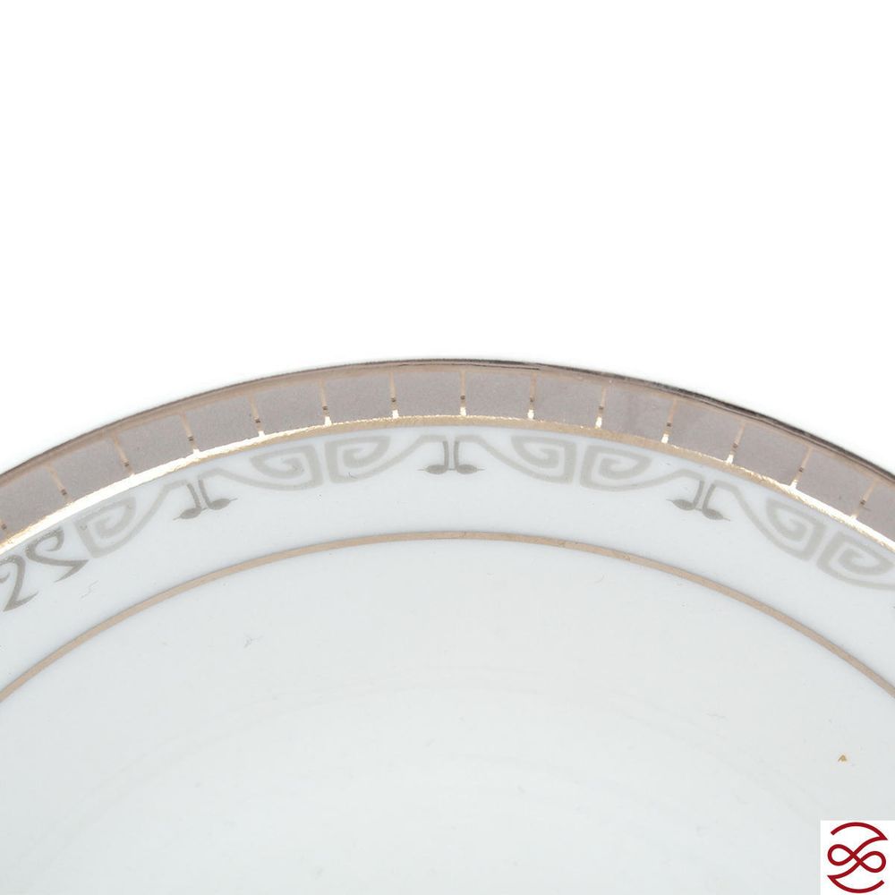 Набор салатников Thun Опал Платиновая лента 13см (6 шт)