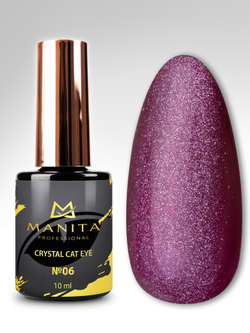 Manita Professional Crystal Cat`s Eye 06 - Гель-лак Кошачий глаз, 10мл