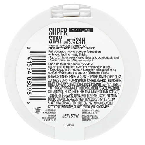 Maybelline, Super Stay, гибридная пудра-основа, 130, 6 г (0,21 унции)