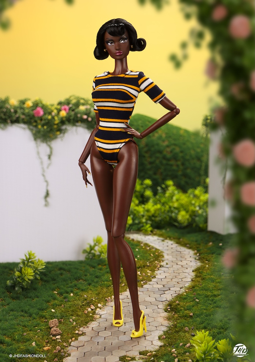 Кукла JHD Mary Macy Garden Party British Plaid