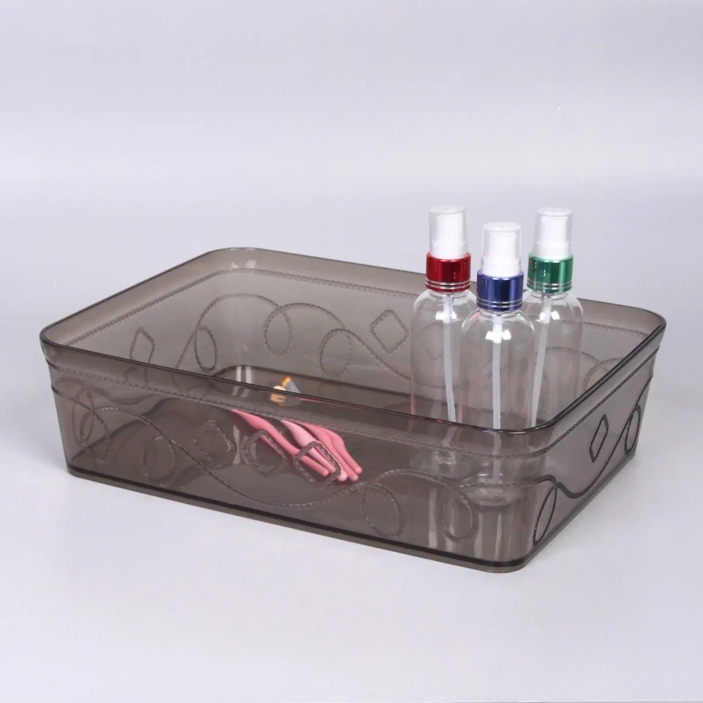 Контейнер для хранения «Пинто», цвет серый, 30*22*8см