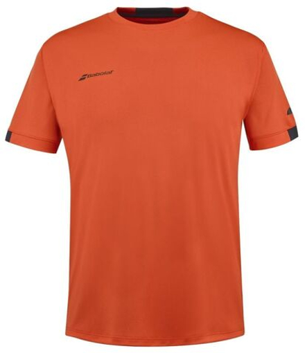 Детская теннисная футболка Babolat Boys Play Crew Neck T-Shirt - fiesta red