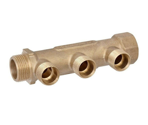 Коллектор латунный Ду 4 выхода Ру16