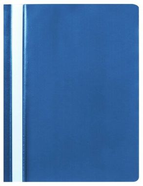 Скоросшиватель пластиковый STAFF, А4,100/120 мкм, синий, 225730