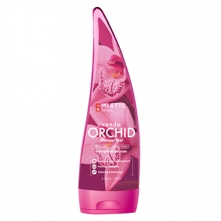 MISTIC Vanda Orchid Shower Gel Гель для душа "Орхидея Ванда" с экстрактами центеллы и зеленого чая 250мл