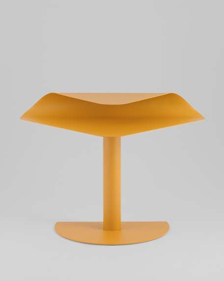 Журнальный столик Cornea металл желтый