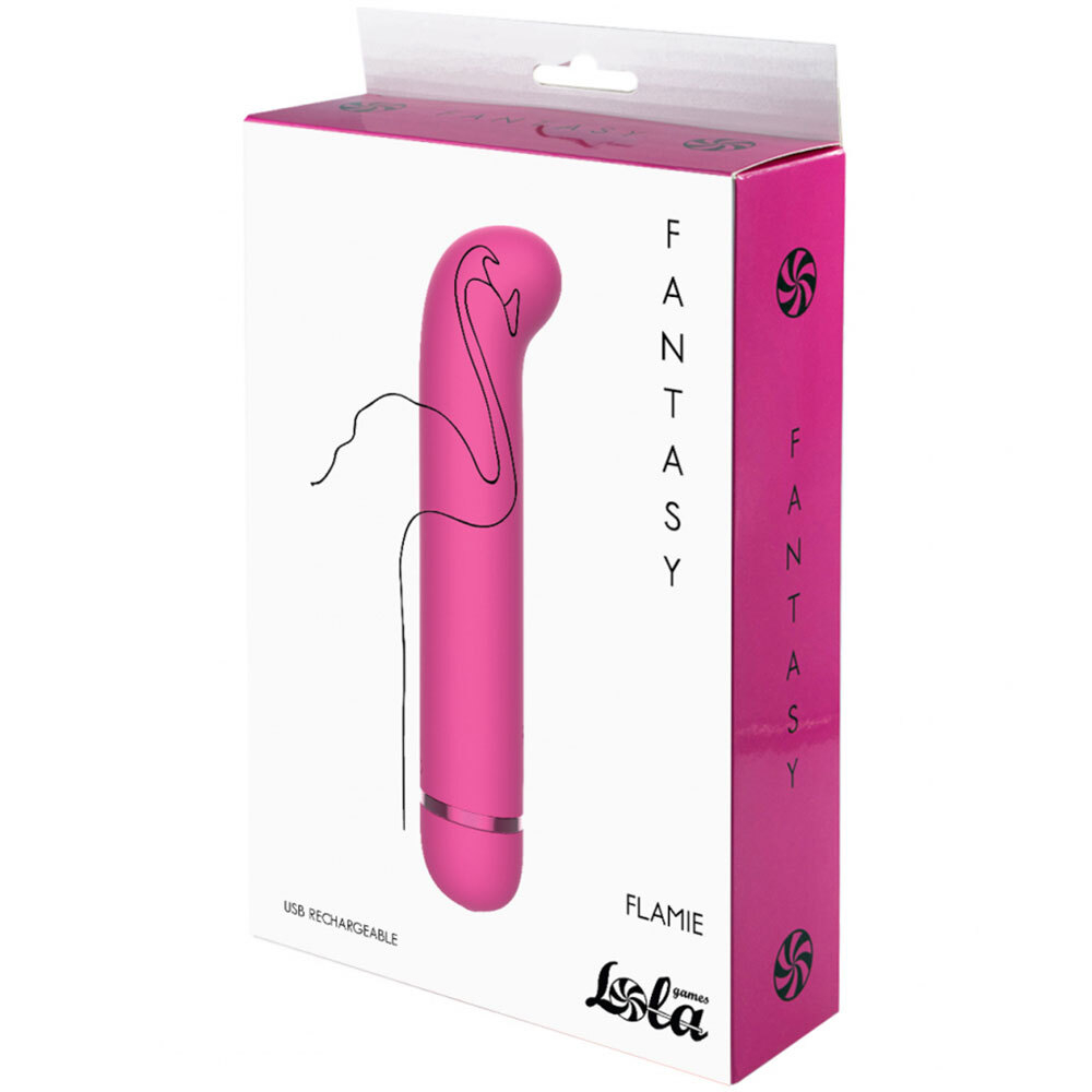 Перезаряжаемый вибратор Fantasy Flamie Pink 7912-02lola