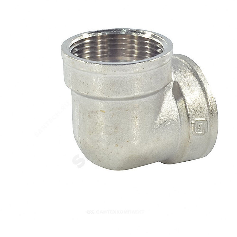 Угольник латунь никель Ду 15 (1/2") ВР/ВР SantechSystems
