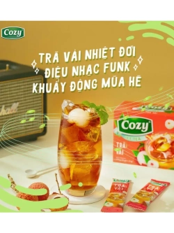 Растворимый вьетнамский чай со вкусом личи 240 г