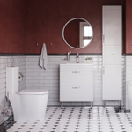 Тумба с умывальником IDDIS Oxford, напольная, 60 см, белая, OXF60W0i95K