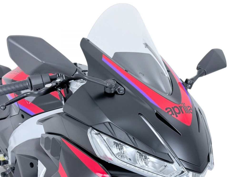 WRS Ветровое стекло высокое +65мм Race Aprilia RS 457 прозрачное AP016T