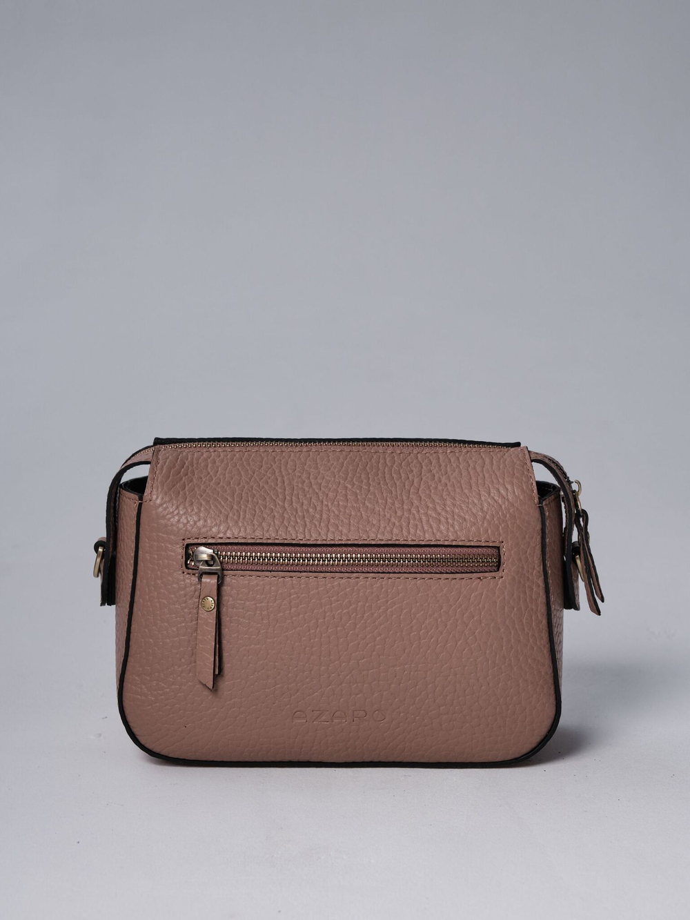 Сумка кожаная через плечо гоби