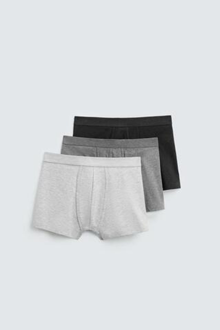 ZARA НАБОР ИЗ ТРЕХТРУСОВ-БОКСЕРОВ, РАЗНОЦВЕТНЫЙ
