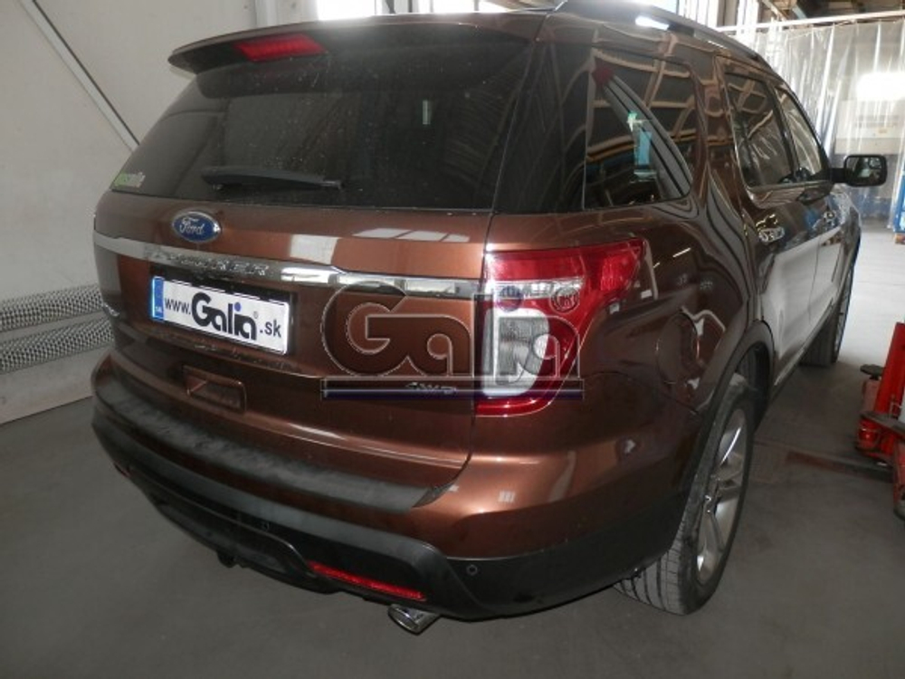 Фаркоп оцинкованный Galia F123A для Ford Explorer 2011-(паспорт и сертификат в комплекте)(без электрики)